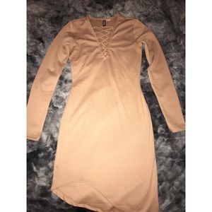 Tan dress h&m never been worn